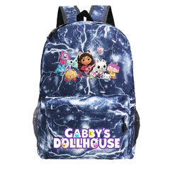 Gabby's Dollhouse School Backpack Boys Girls Bookbag Teens Daily Travel Bag