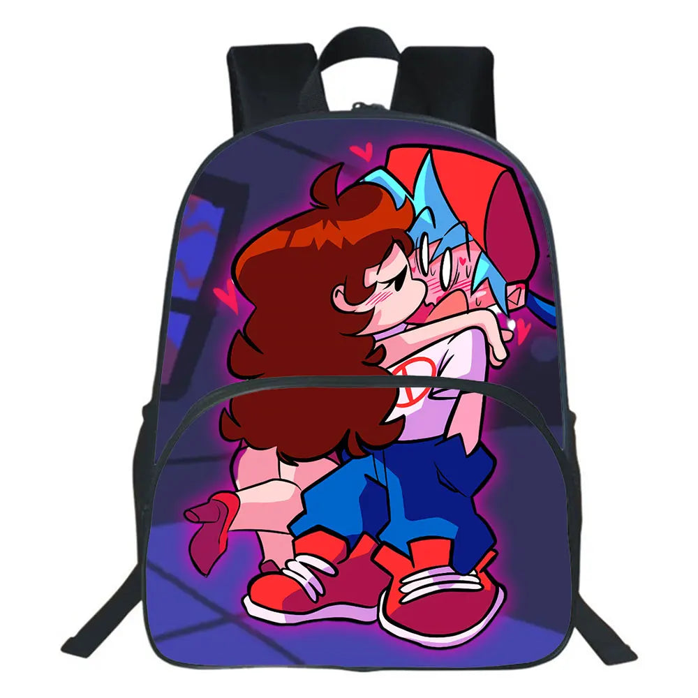 Friday Night Funkin Backpack School Bag Men Women Travel Bookbag