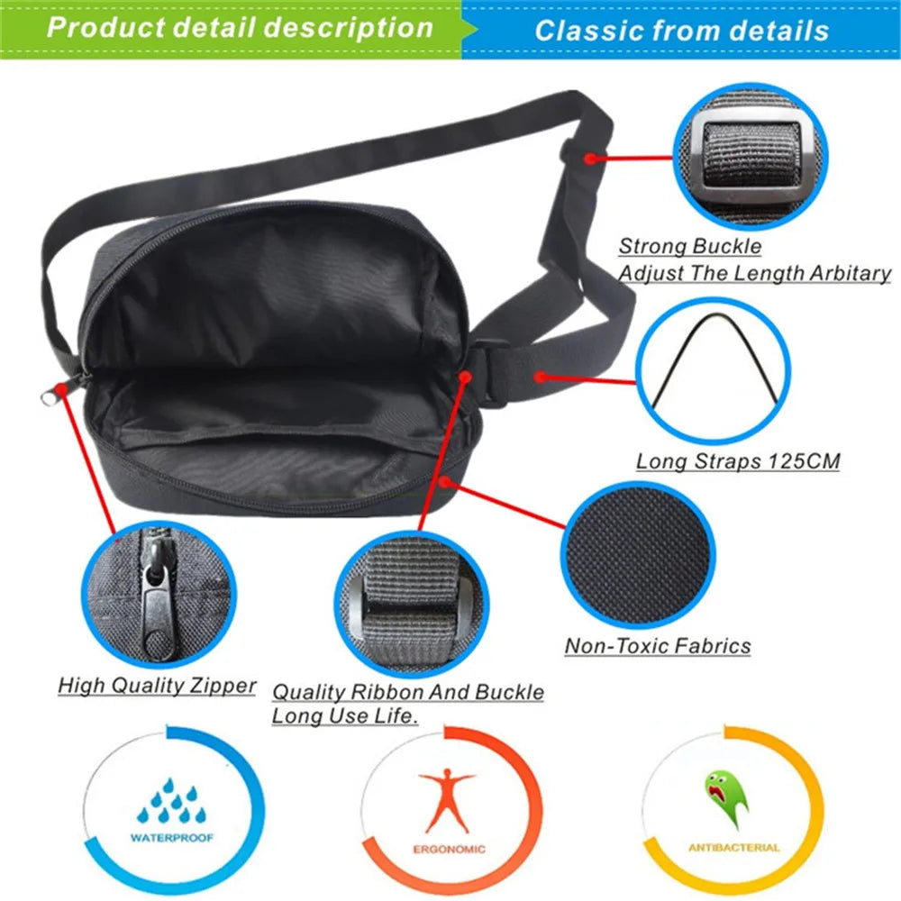 Hollow Knight Shoulder Bag Game Cosplay Messenger Bag Casual Men