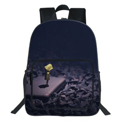 Little Nightmares Backpack Teen Double-layer School Bags High All-match School