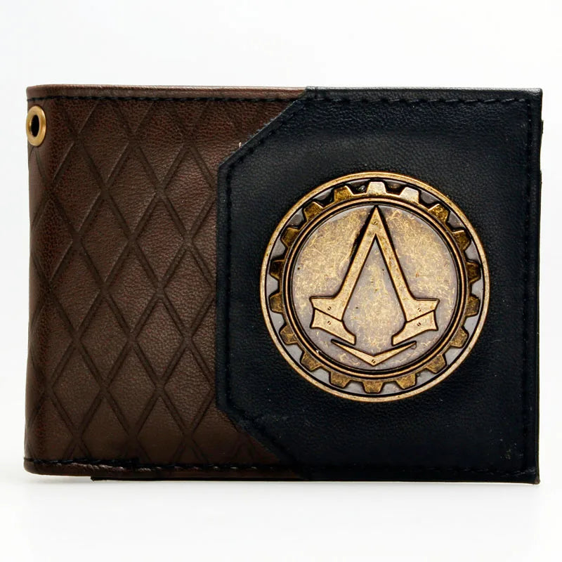 Vintage Game Men Wallet Short Purse 1985