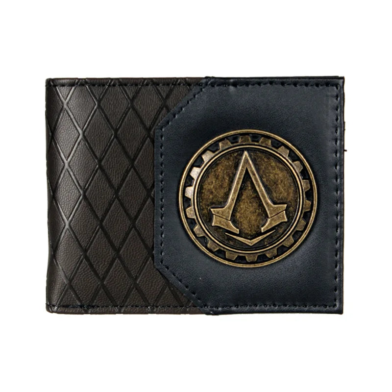 Vintage Game Men Wallet Short Purse 1985