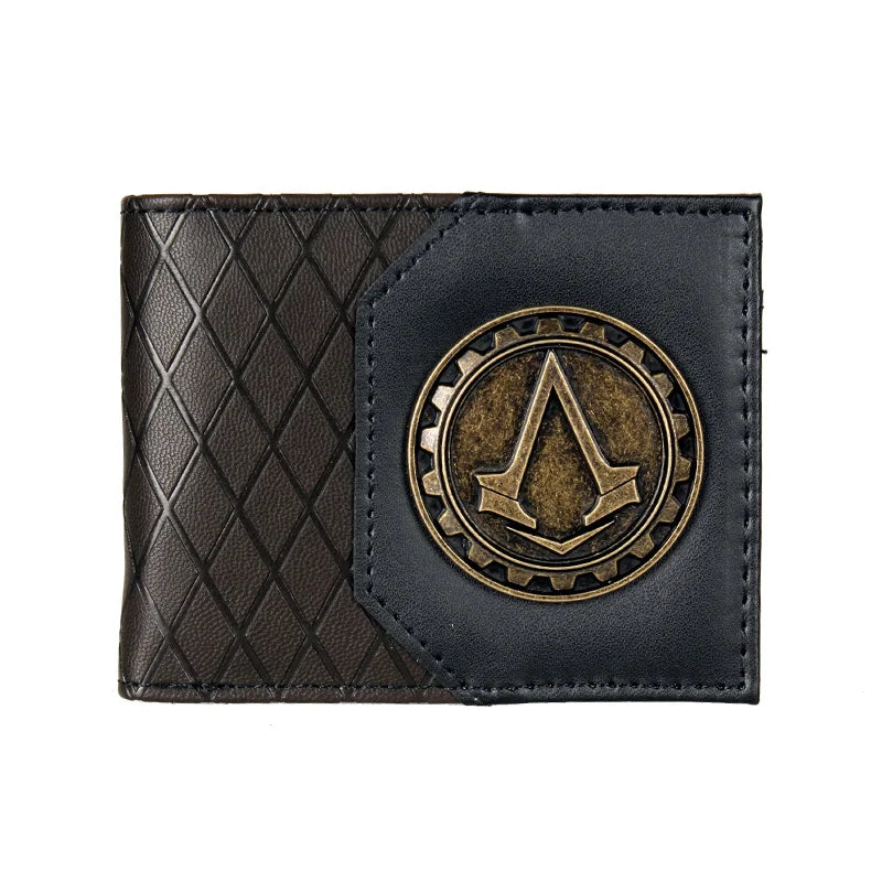 Vintage Game Men Wallet Short Purse 1985