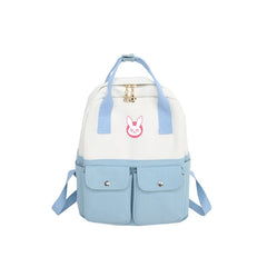 OW Anime Backpack DVA Rabbit Canvas School Bags Laptop Shoulder Travel B