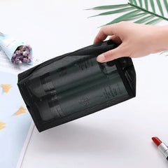 Gauze Cosmetic Bag Travel Three-Piece Set