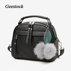 Geestock Women Handbags PU Leather Shoulder Bags Ladies Crossbody Bag Totes