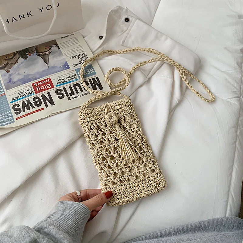 Geestock Beach Cell Phone Bag Summer Mini Shoulder Bag Vintage Female