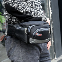 Geestock Waist Pack Oxford Cloth Waist Bag Waterproof Casual Wallet