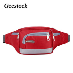 Geestock Waist Pack Oxford Cloth Waist Bag Waterproof Casual Wallet