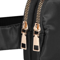 Geestock Belt Bags Women Waist Pack Bag Dual Zipper Waterproof