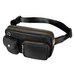 Geestock Belt Bags Women Waist Pack Bag Dual Zipper Waterproof