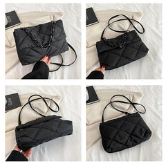 Geestock Chain Crossbody Bags Lingge Women's Handbags Casual Women Shoulder Bags