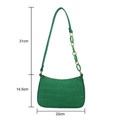Geestock Felt Shoulder Bags For Women Advanced Texture Armpit Handbags Purses