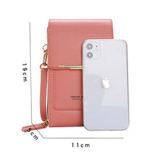 Geestock Mini Crossbody Bag for Women PU Leather Portable Shoulder Messenger