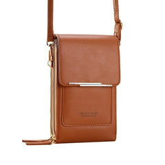 Geestock Mini Crossbody Bag for Women PU Leather Portable Shoulder Messenger
