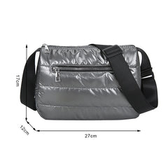Geestock Space Shoulder Bags Crossbody Nylon Winter Warm Female Messenger