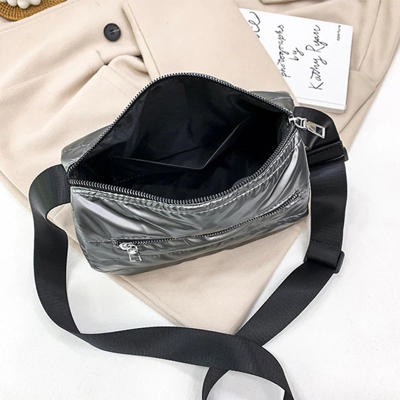 Geestock Space Shoulder Bags Crossbody Nylon Winter Warm Female Messenger