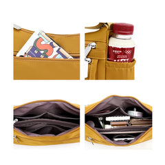 Geestock Women Shoulder Bag Waterproof Oxford Canvas Crossbody Bag