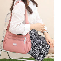 Geestock Women Shoulder Bag Waterproof Oxford Canvas Crossbody Bag