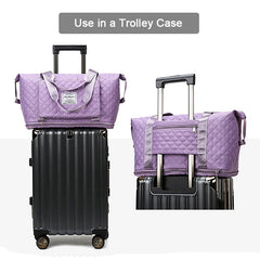 Geestock Foldable Travel Bag Wet-Dry Separation Waterproof Handbag