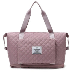 Geestock Foldable Travel Bag Wet-Dry Separation Waterproof Handbag