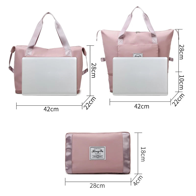 Geestock Travel Bag for Women Large Capacity Shoulder Bag