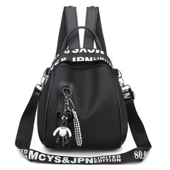 Geestock Letter Shoulder Strap Women Backpack Small Pendant