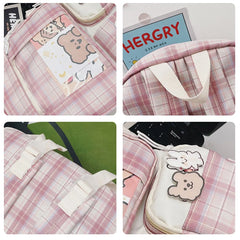 Geestock Lovely Backpack Women Girls Sweet Princess Schoolbag College Harajuku