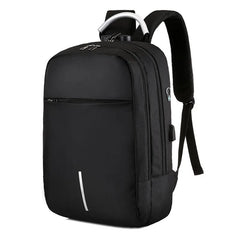 Geestock Men Anti Theft Backpack 15.6 Inch USB Charging Business Travel Bags