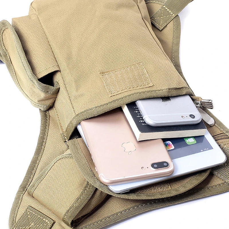 Geestock Canvas Drop Leg Bag Military Motorcycle Messenger