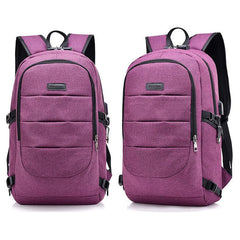 Geestock Nylon Backpack Men Multi-functional Laptop Bag Waterproof