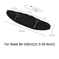 Geestock Running Waist Bag Pack Sports Belt Phone Case Men W