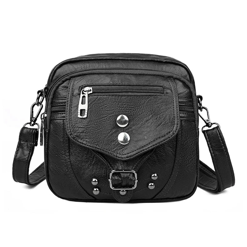 Geestock Small Square Bag Women Shoulder Bags Vintage Crossbody Messenger