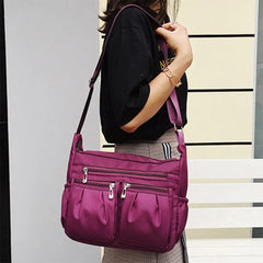Geestock Sturdy Women Shoulder Bag Casual Crossbody Bag Oxford Waterproof Mummy
