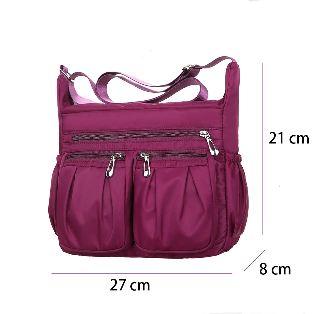 Geestock Sturdy Women Shoulder Bag Casual Crossbody Bag Oxford Waterproof Mummy