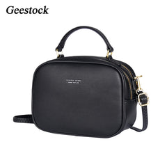 Geestock Vintage Crossbody Bags Women Shoulder Messenger Bag PU Leather