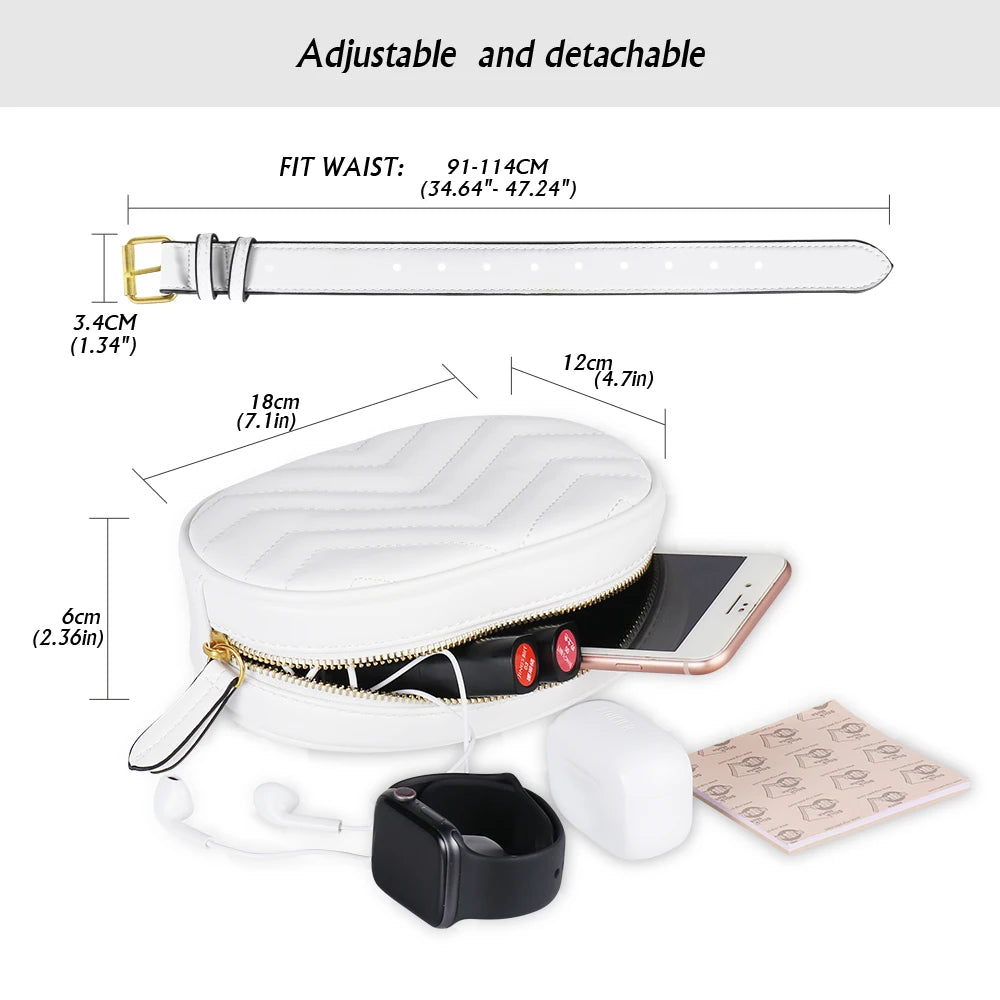 Geestock Waist Pack Women Belt Bag Fanny Pack Crossbody Bags