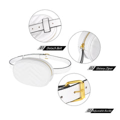 Geestock Waist Pack Women Belt Bag Fanny Pack Crossbody Bags