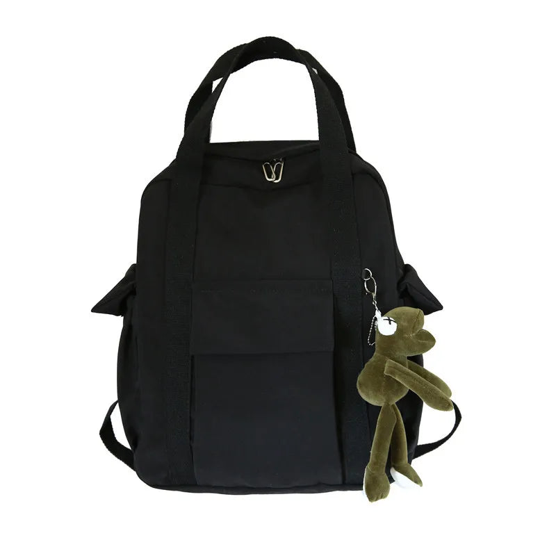Geestock Women Backpack Girls Large Capacity Nylon School Bag Casual Travel
