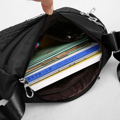 Geestock Women Nylon Waterproof Shoulder Bag Large Capacity Lady Handbag