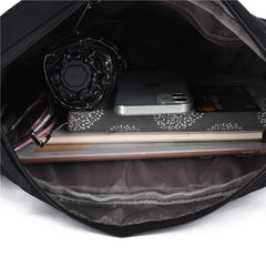 Geestock Women's Crossbody Bag Waterproof Nylon Flower Shoulder Messenger Bag