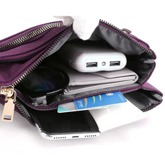 Geestock Women's Crossbody Bag Waterproof Nylon Handbag Large Capacity