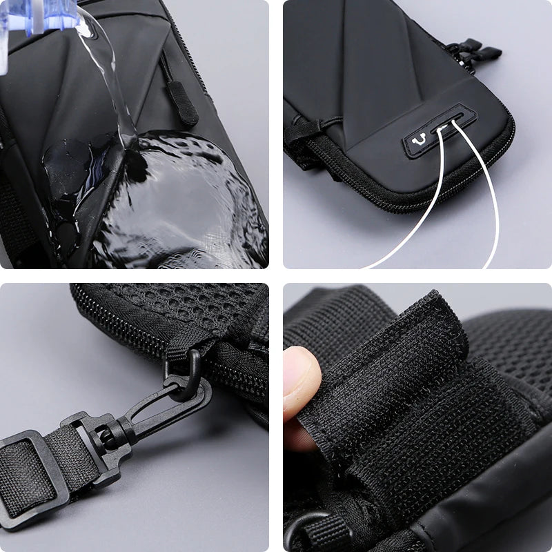Geestock Wrist Bag Sport Men Waterproof Waist Bags for Women