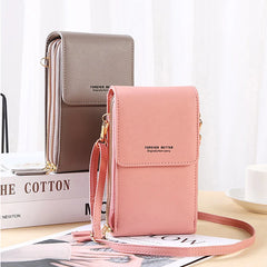 Geestock zadig Women's Touch Screen Shoulder Bag Soft Leather Wallet Purse