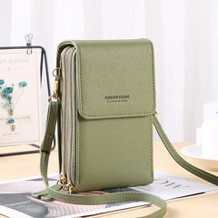 Geestock zadig Women's Touch Screen Shoulder Bag Soft Leather Wallet Purse