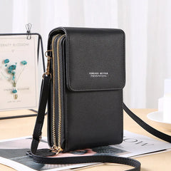 Geestock zadig Women's Touch Screen Shoulder Bag Soft Leather Wallet Purse