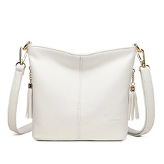 Genuine Leather Tassels Ladies Hand Crossbody Bags For Women Purses And Handbags