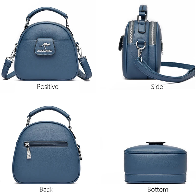 Leather Shoulder Messenger Handbags Women Bags Sac High Crossbody Bags For Women