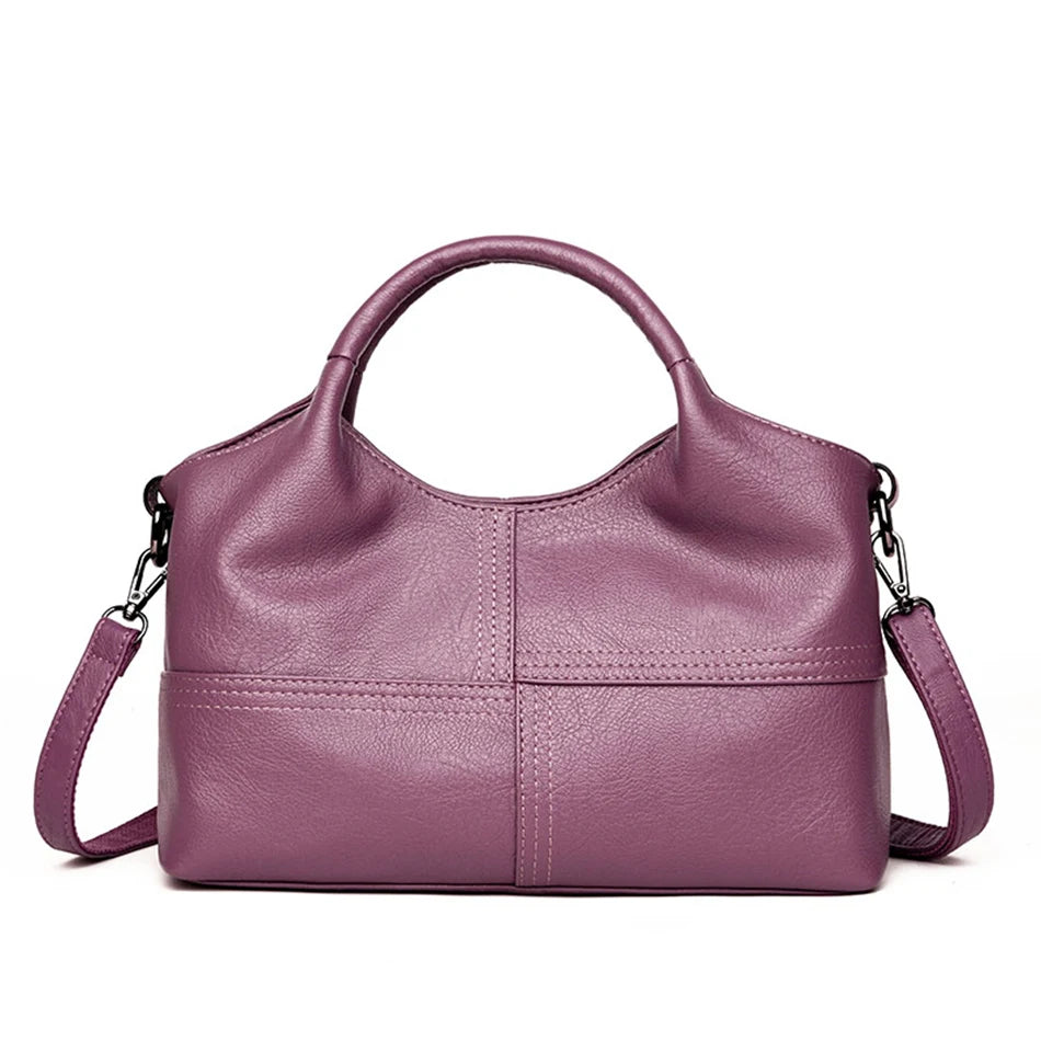 Soft Leather Handbags High Women Bag Small Casual Female Messenger Shoulder Bag