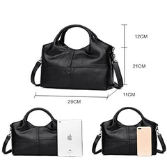 Soft Leather Handbags High Women Bag Small Casual Female Messenger Shoulder Bag